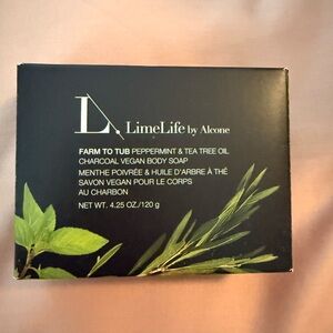 LimeLife Peppermint and Tea Tree Vegan Body Soap